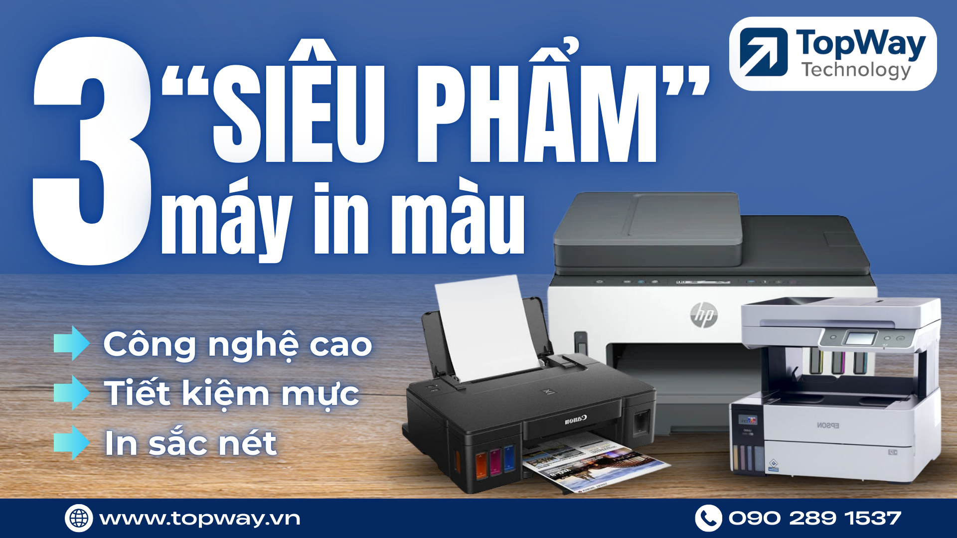 Review 3 "SIÊU PHẨM" máy in màu in cực nét, tiết kiệm mực!