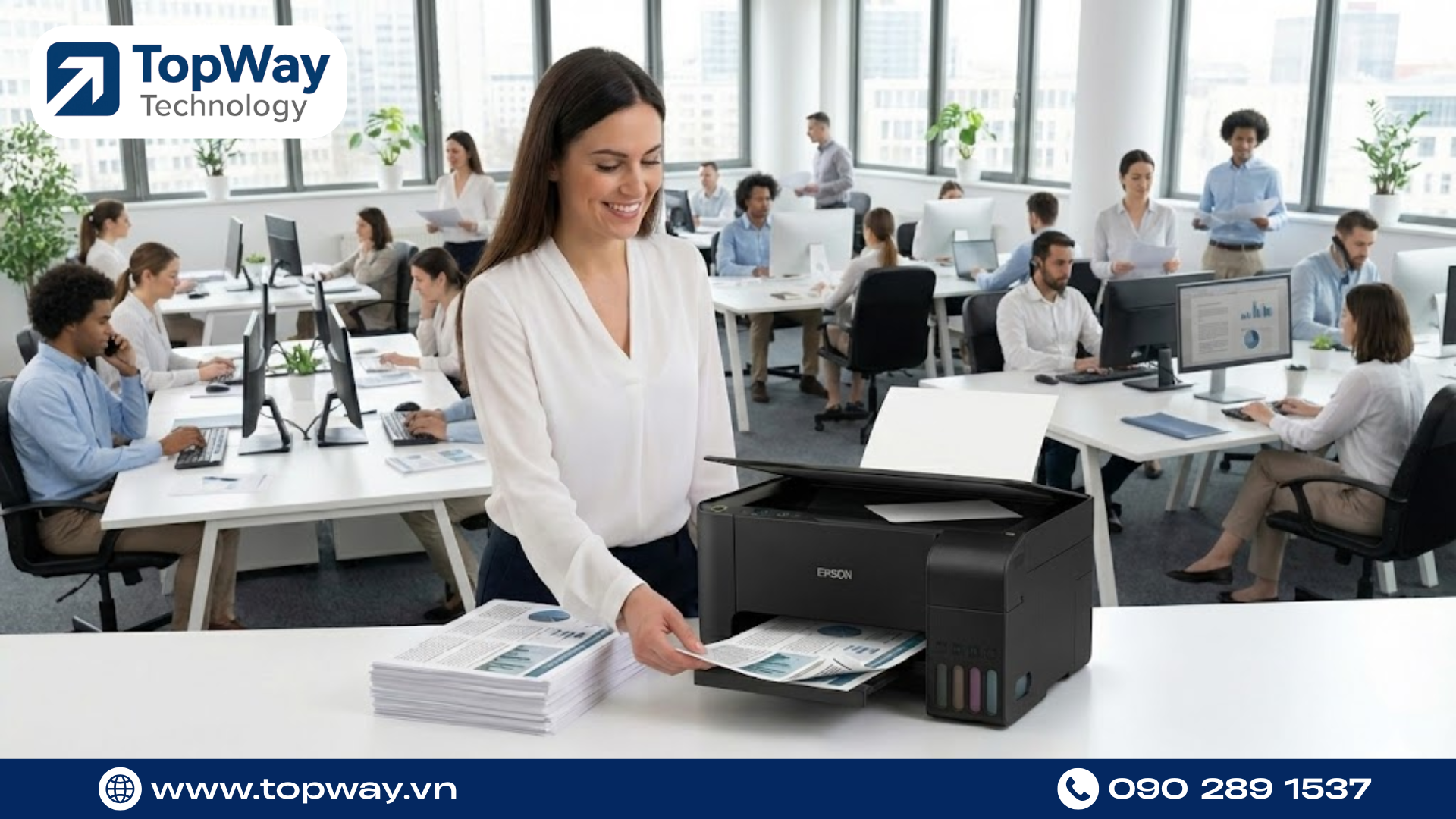 Tại sao doanh nghiệp Việt đang ồ ạt chuyển sang dùng Máy in Epson?