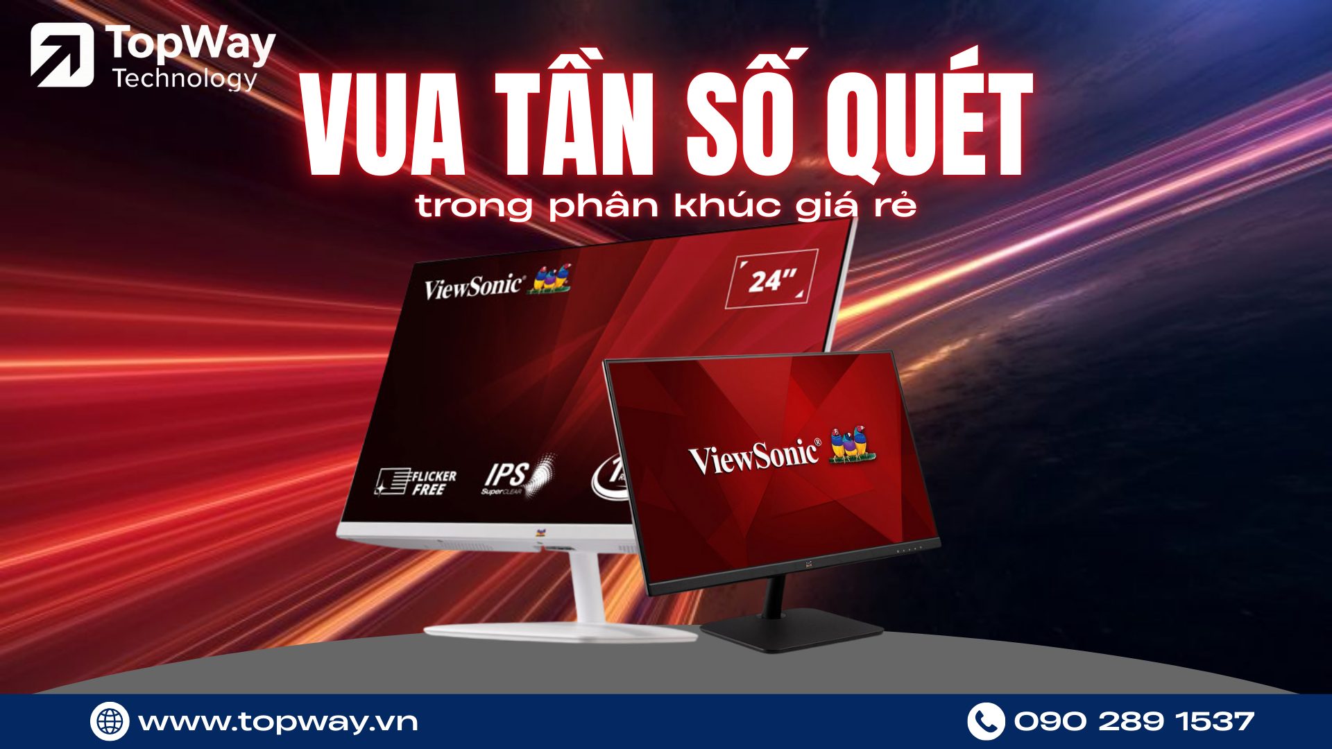 ViewSonic VA2432-H - “Vua tần số quét trong tầm giá rẻ”