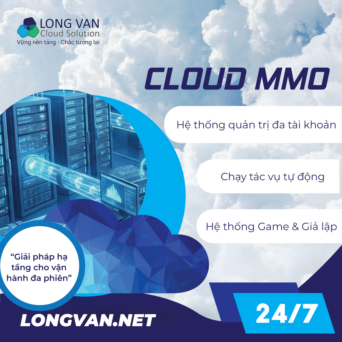 Cloud MMO là gì? Giải pháp hạ tầng cho vận hành đa phiên 24/7