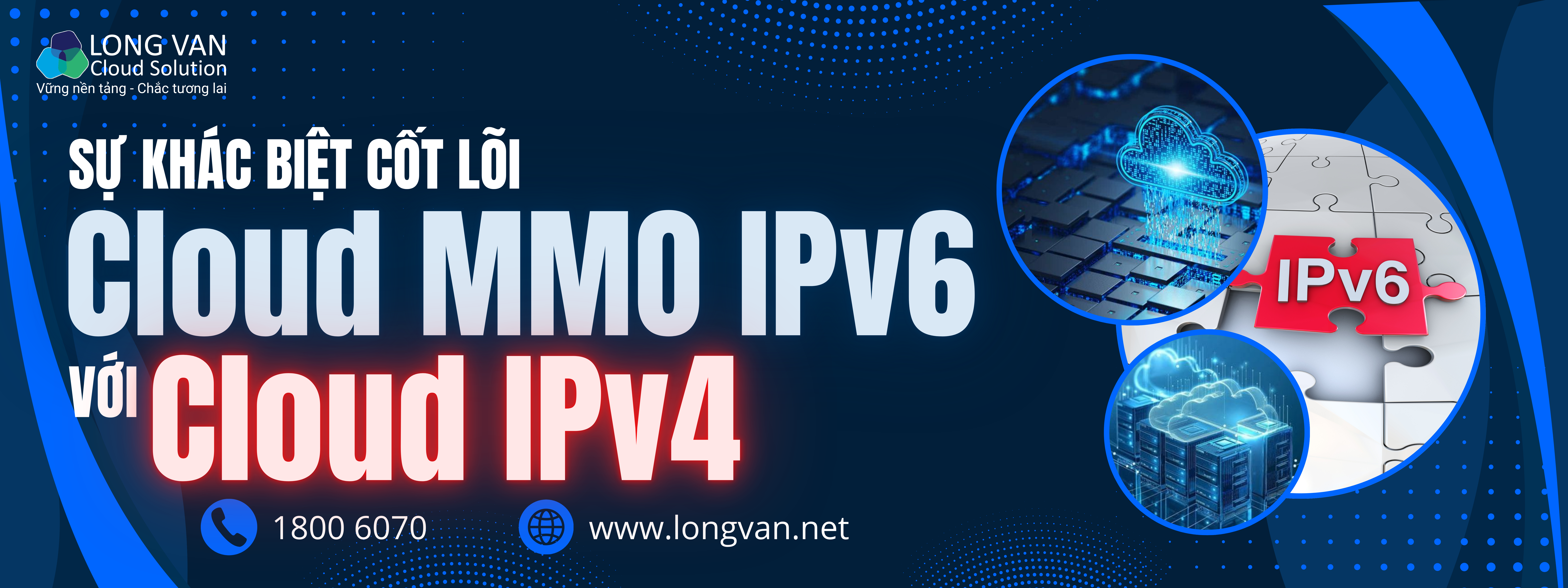 Sự khác biệt cốt lõi giữa Cloud MMO IPv6 và Cloud IPv4