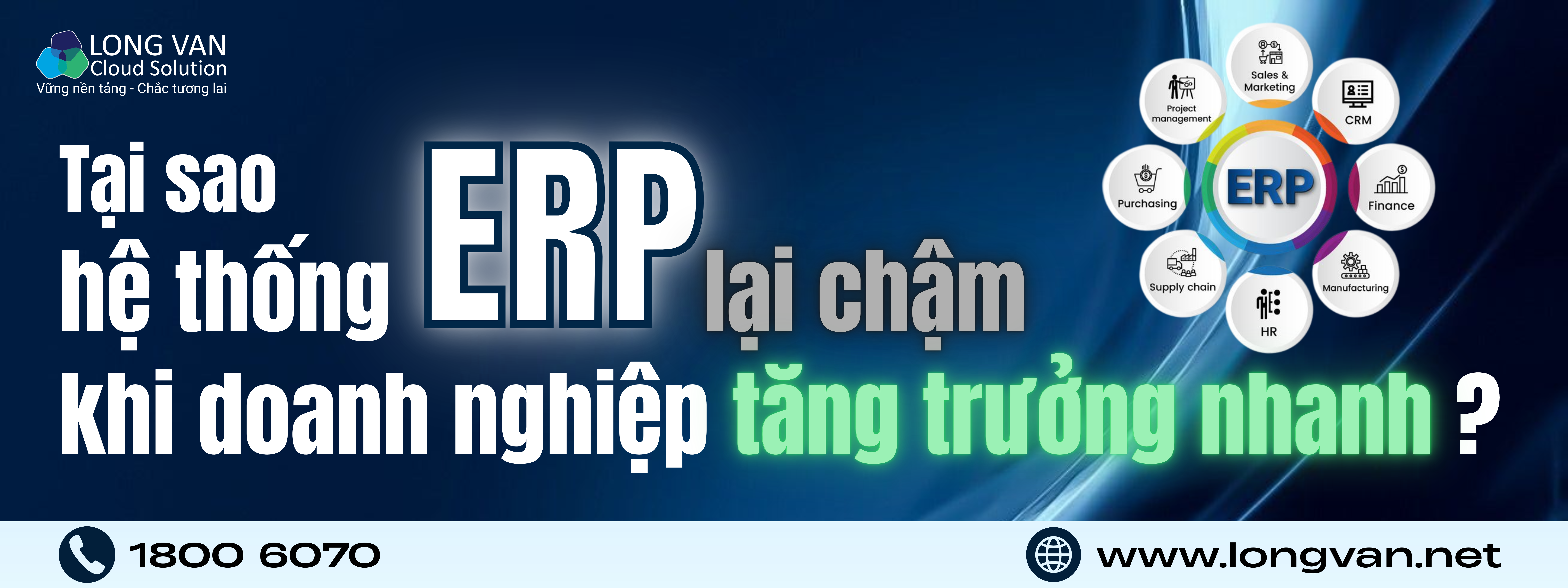 Tại sao hệ thống ERP lại chậm khi doanh nghiệp tăng trưởng?