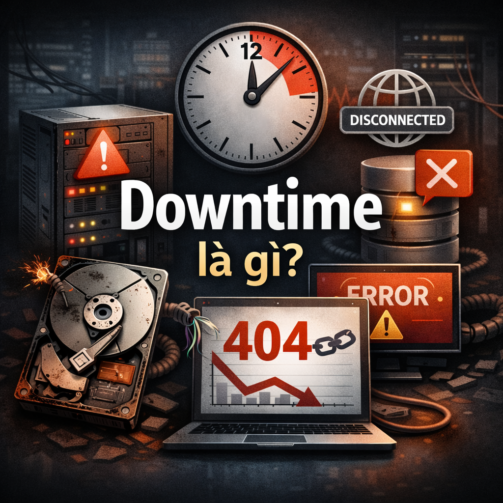 Downtime là gì? Vì sao phần cứng cũ là nguyên nhân gây gián đoạn hệ thống