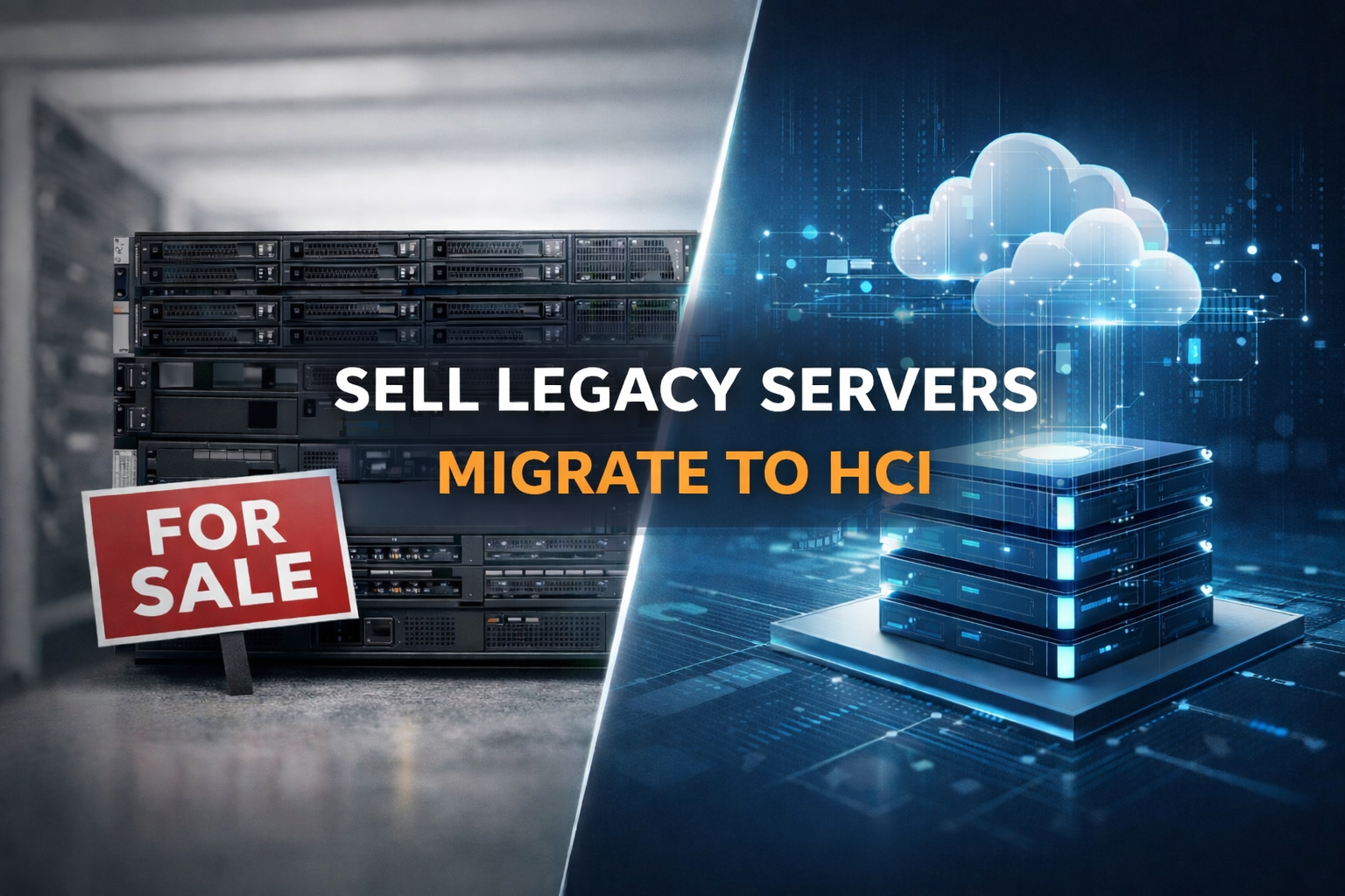 Máy chủ cũ nên bán hay nâng cấp thành HCI ?