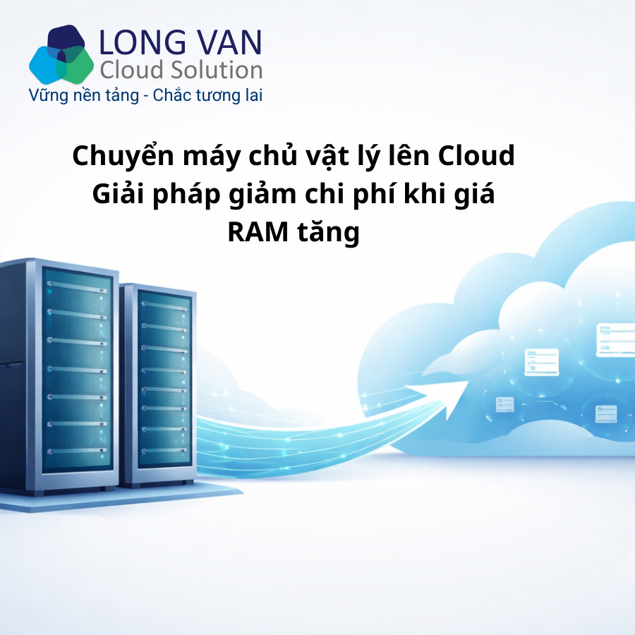 Chuyển máy chủ vật lý lên Cloud - Giải pháp giảm chi phí khi giá RAM tăng
