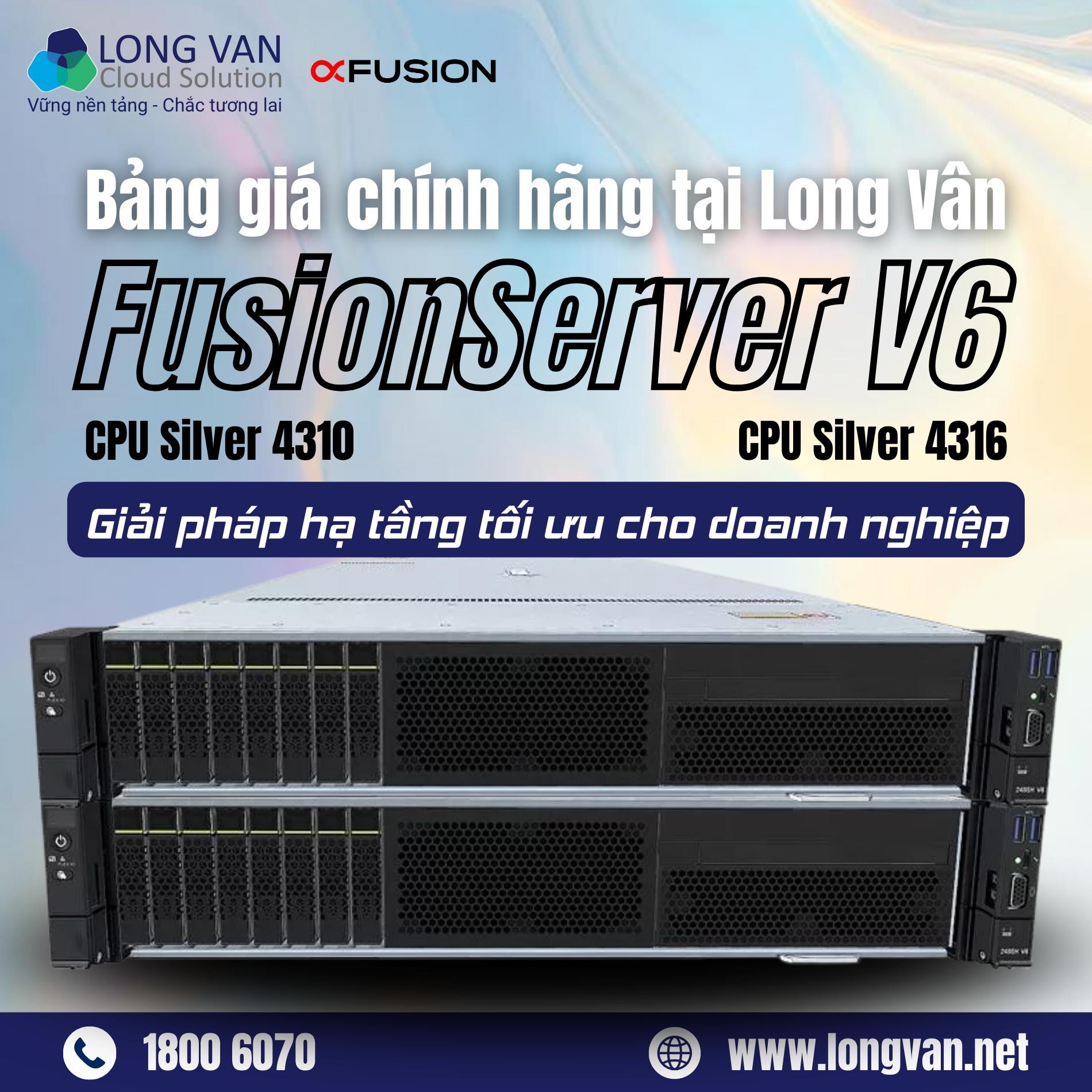 Bảng giá FusionServer V6 chính hãng tại Long Vân: Giải pháp hạ tầng tối ưu cho doanh nghiệp