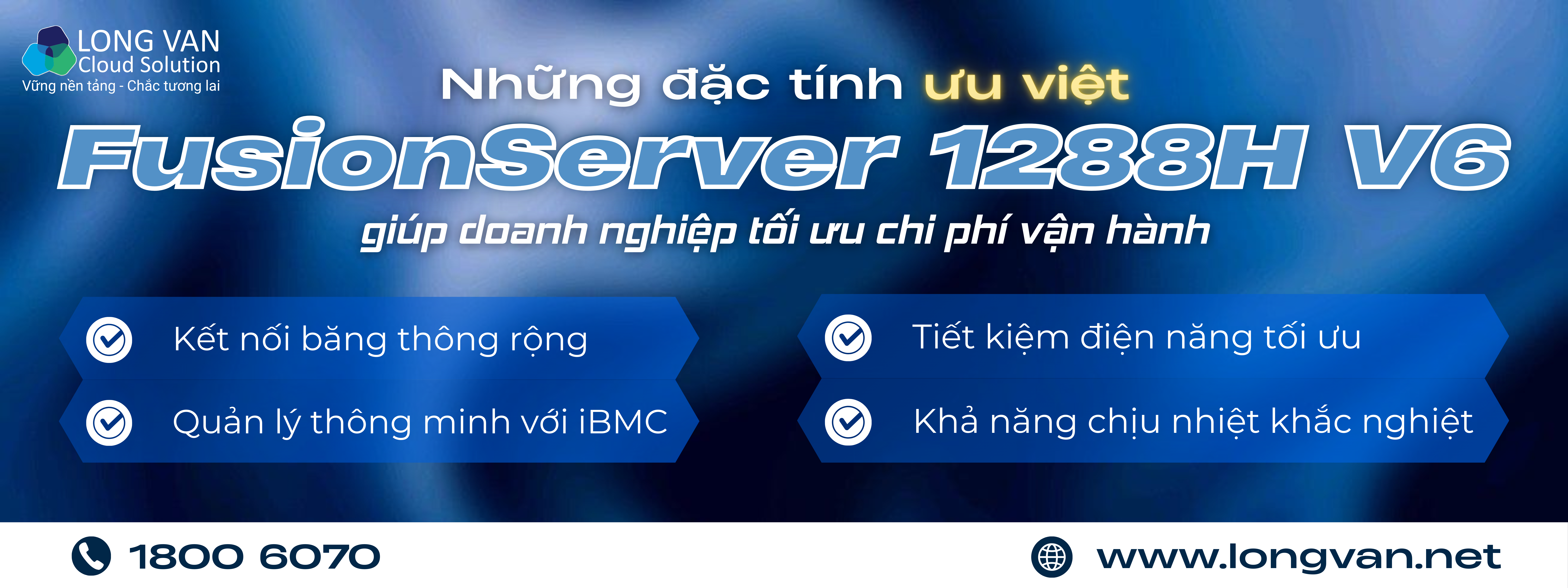 Những đặc tính ưu việt giúp tối ưu chi phí vận hành của FusionServer 1288H V6
