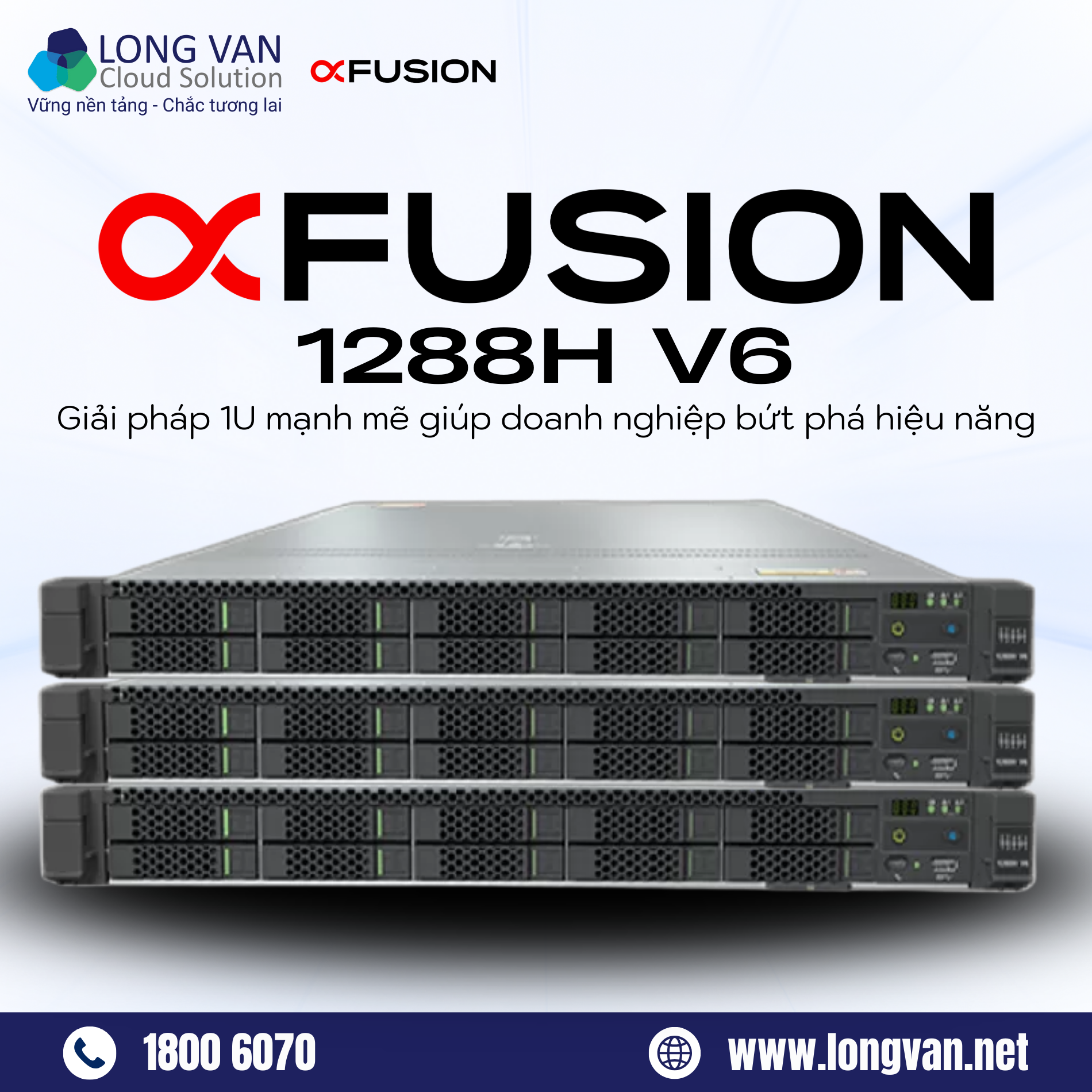 Báo giá FusionServer 1288H V6: Giải pháp 1U mạnh mẽ giúp doanh nghiệp bứt phá hiệu năng 