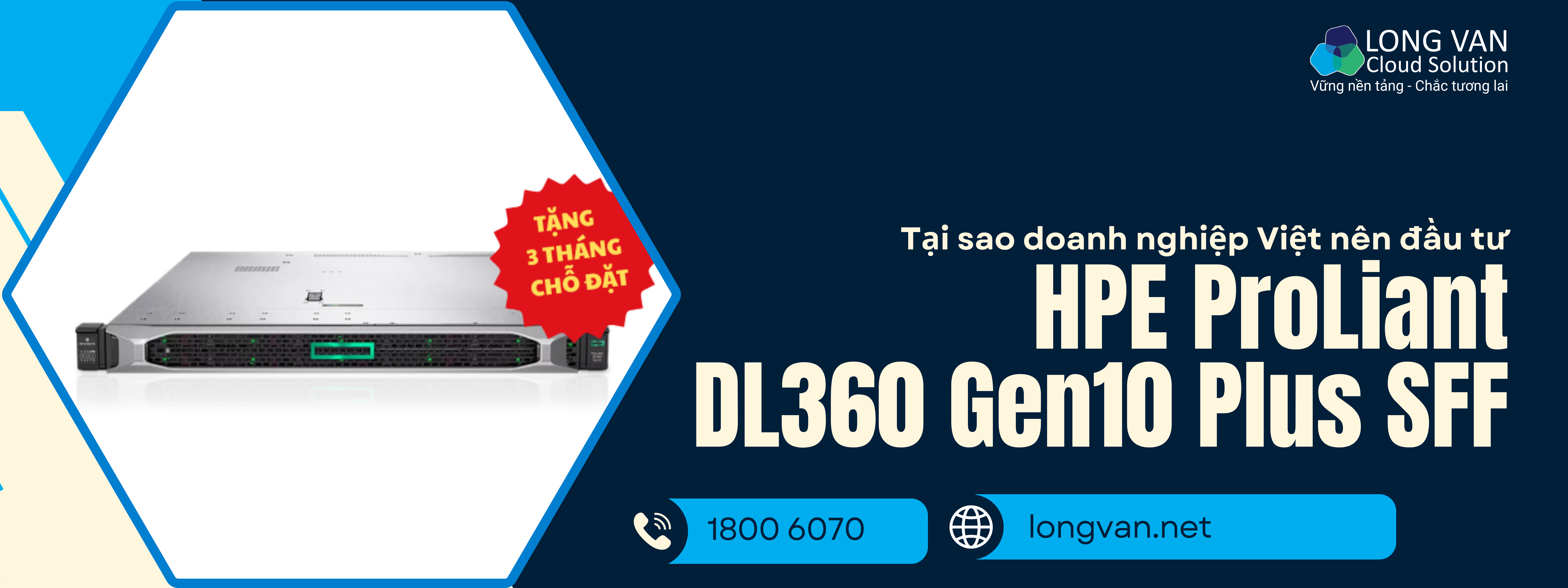 Tại sao doanh nghiệp Việt nên đầu tư vào HPE ProLiant DL360 Gen10 Plus SFF?