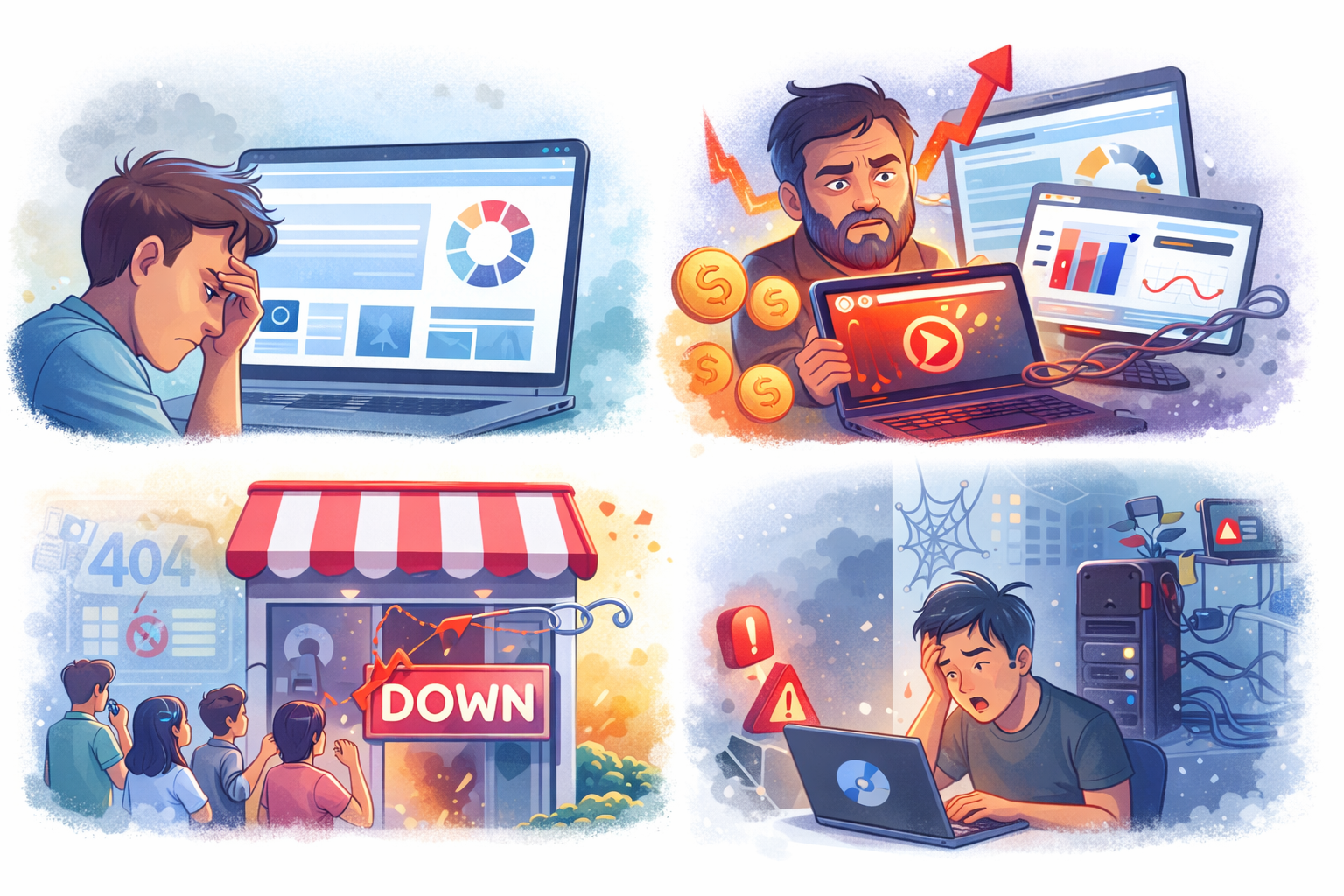 Những nhức nhối của bạn khi triển khai website