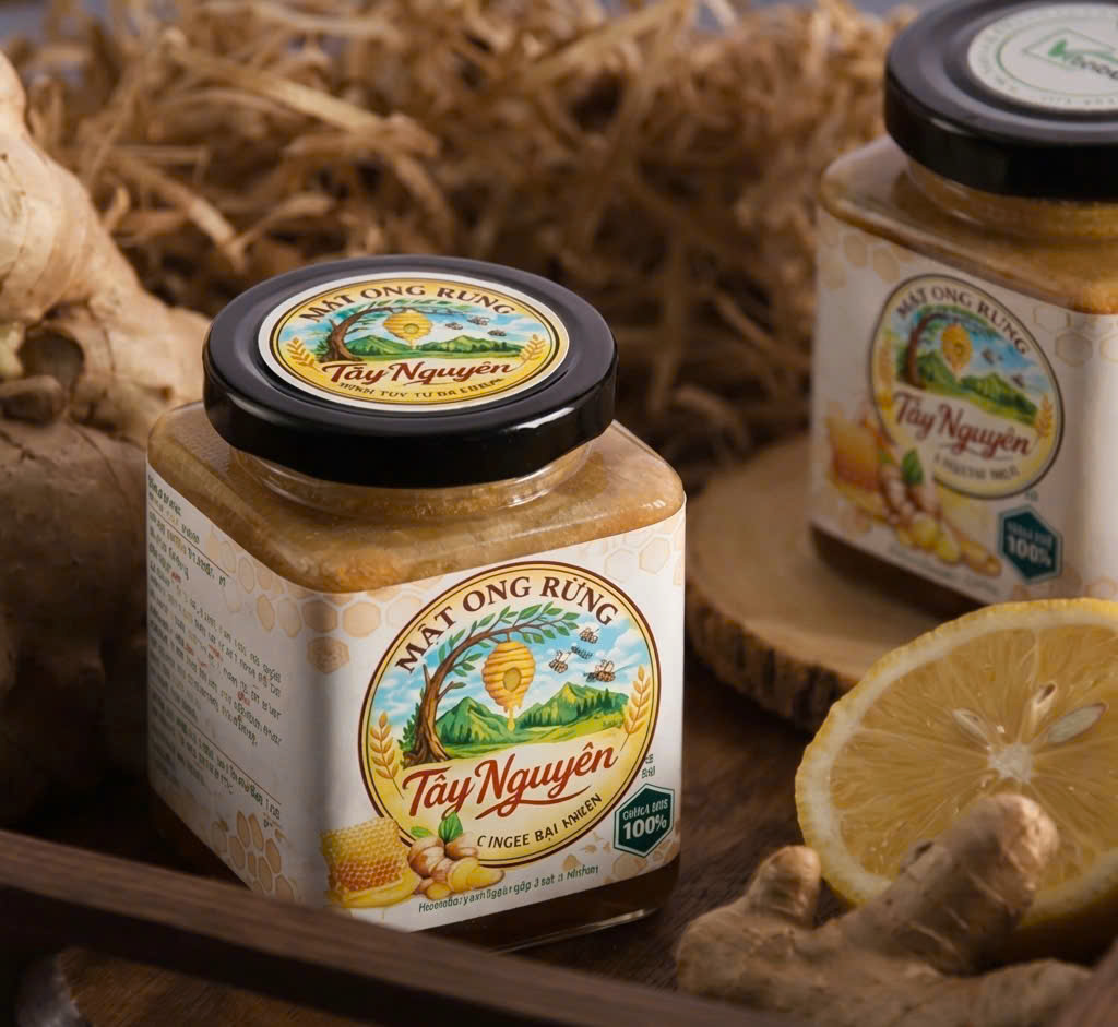 Mật Ong Rừng Tây Nguyên Nguyên Chất