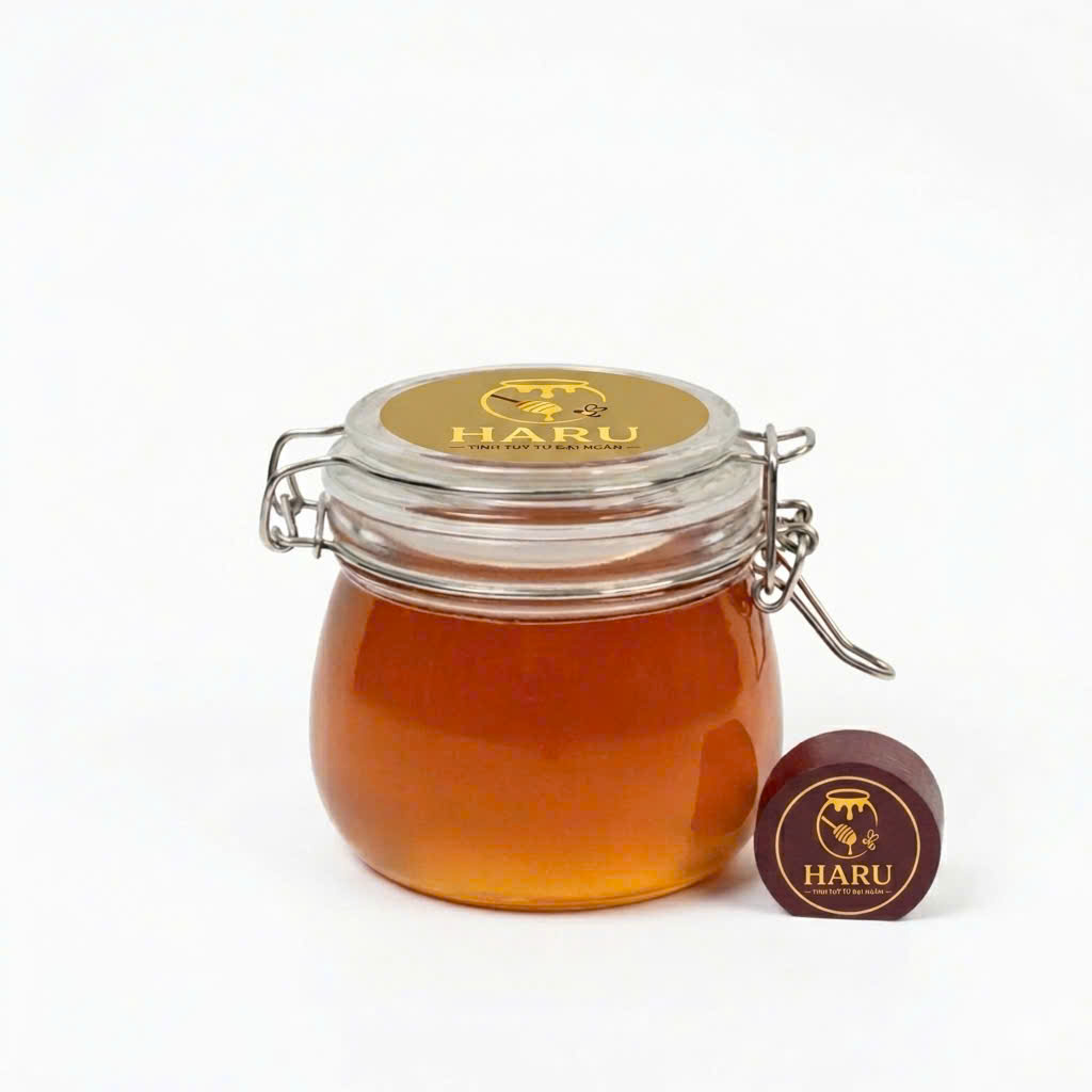 Mật Ong Rừng Ngâm Nghệ (Lọ 100ml)