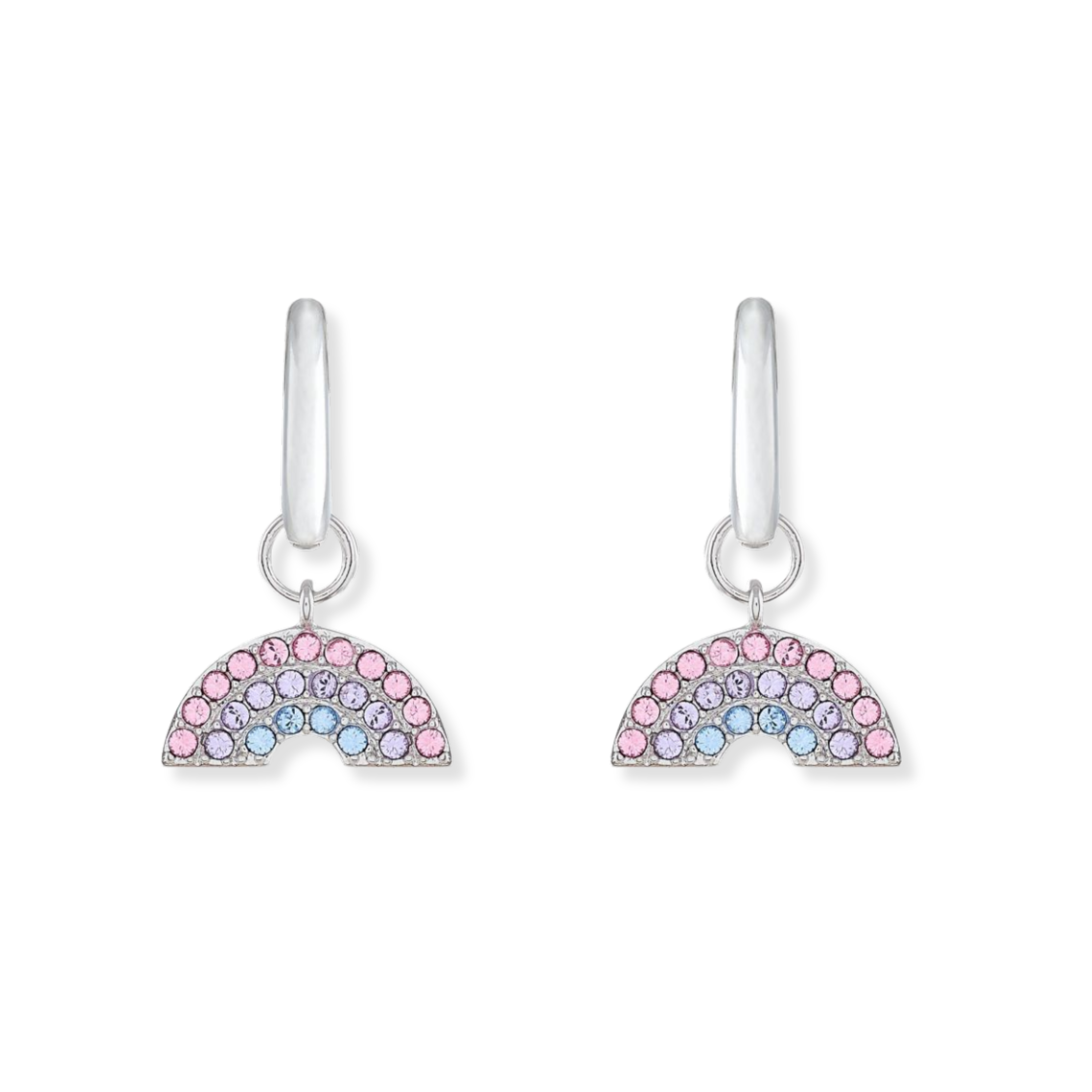 Khuyên Tai Sterling Rainbow