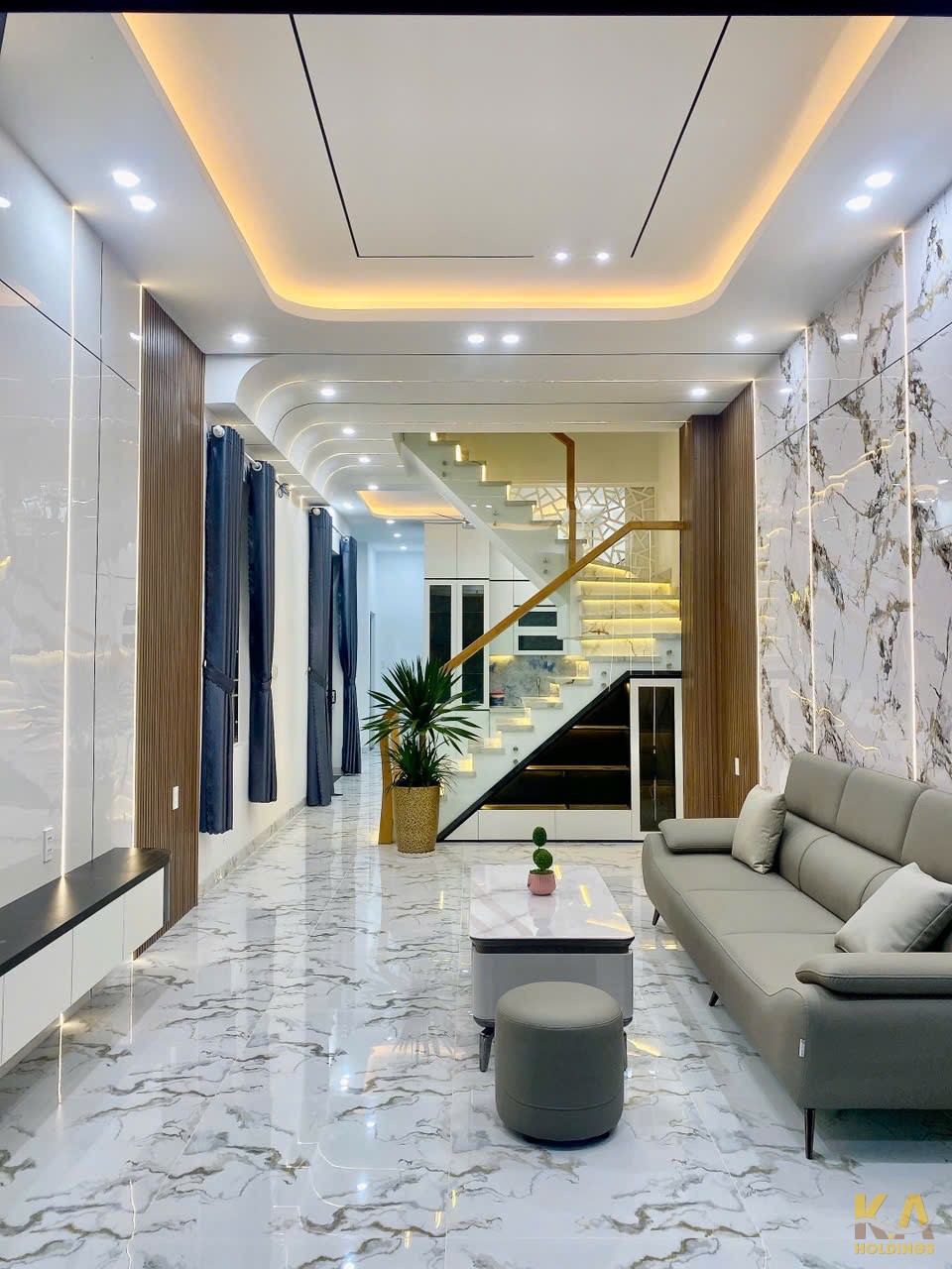 BÁN NHÀ MỚI 1 TRỆT 2 LẦU ĐƯỜNG BÌNH GIÃ - P.8 - CĂN GÓC 2 MT - 117.6M (4x22) - HOÀN CÔNG - ĐÔNG NAM - GIÁ 10.5 TỶ (TL)