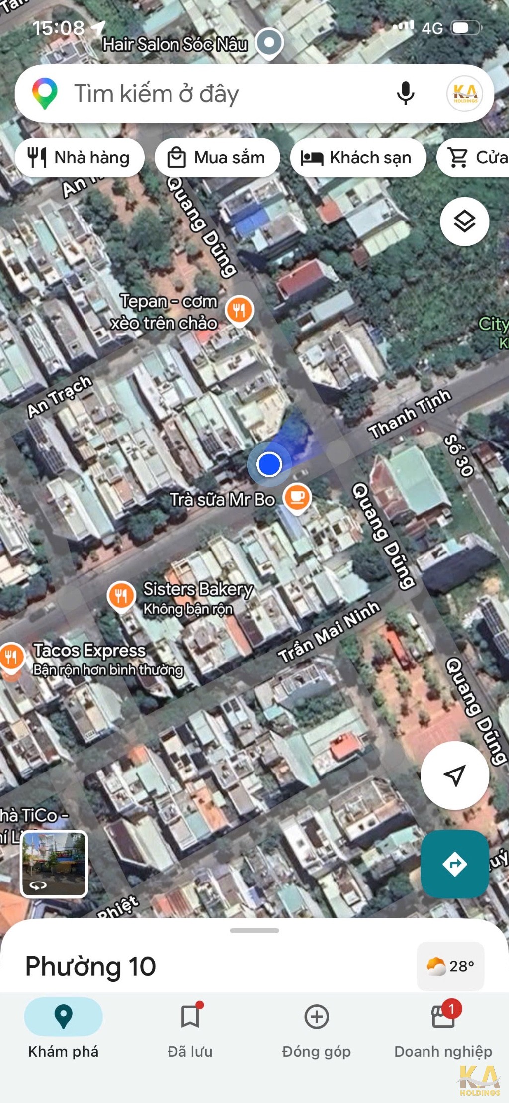 BÁN NHÀ 1 TRỆT 1 LẦU ĐƯỜNG THANH TỊNH - P.10 - ĐƯỜNG 23M - 85,5M (4,5x19) - ĐÔNG NAM - GIÁ 13,5 TỶ