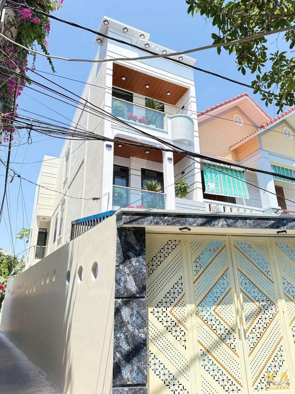 BÁN NHÀ MỚI 1 TRỆT 2 LẦU ĐƯỜNG BÌNH GIÃ - P.8 - CĂN GÓC 2 MT - 117.6M (4x22) - HOÀN CÔNG - ĐÔNG NAM - GIÁ 10.5 TỶ (TL)