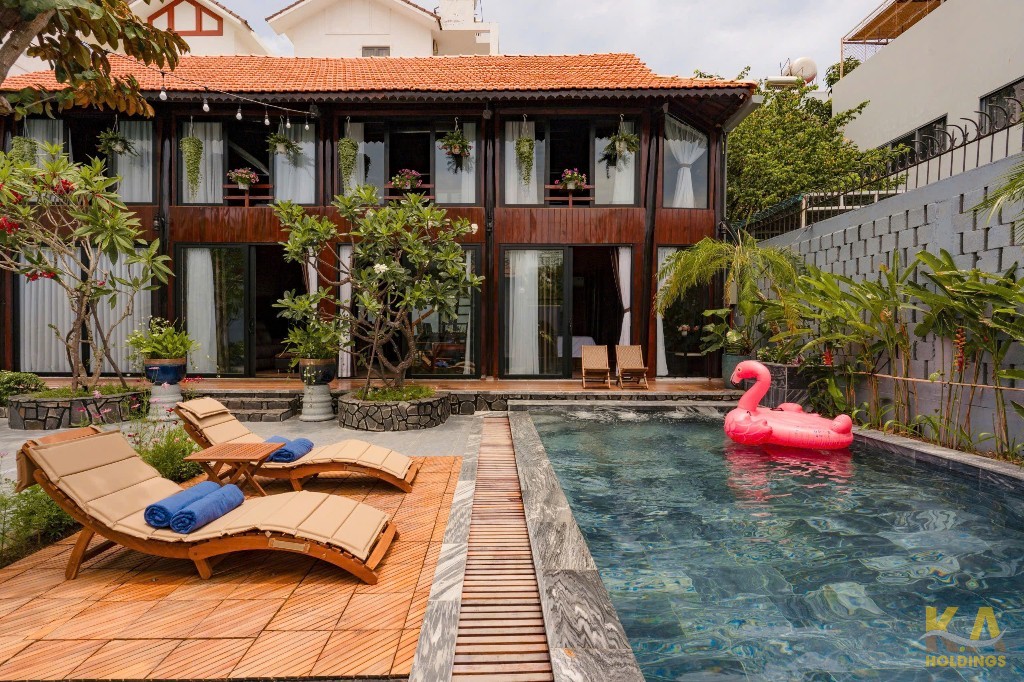  CHO THUÊ VILLA NHÀ GỖ PHONG CÁCH NHẬT – LONG CUNG VŨNG TÀU - 300M – 4PN – CÁCH BIỂN 500M – GIÁ 55 TRIỆU/THÁNG