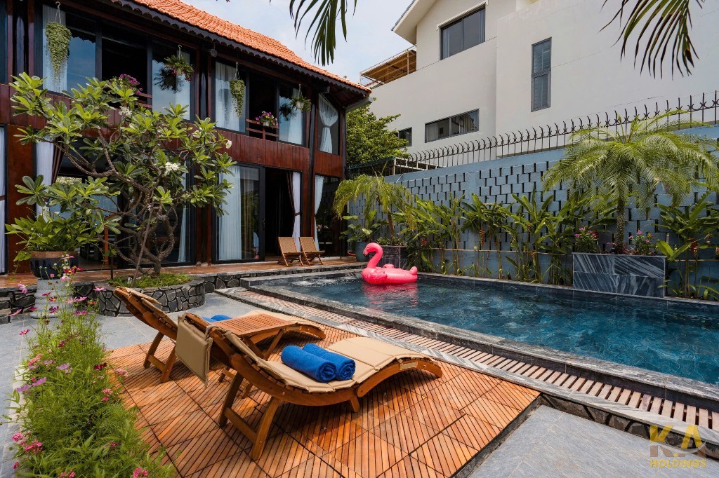  CHO THUÊ VILLA NHÀ GỖ PHONG CÁCH NHẬT – LONG CUNG VŨNG TÀU - 300M – 4PN – CÁCH BIỂN 500M – GIÁ 55 TRIỆU/THÁNG