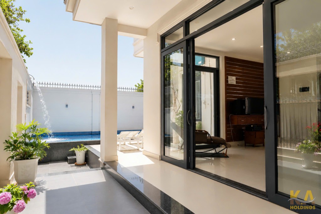 CHO THUÊ VILLA HỒ BƠI RIÊNG – KHU BIỆT THỰ THANH BÌNH – 350M² – 7PN – GIÁ 47 TRIỆU/THÁNG