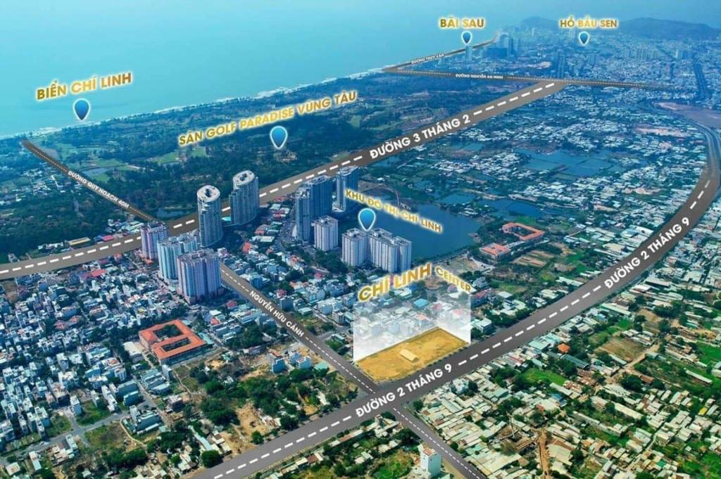 Bán đất MT Võ Nguyễn Giáp, P12, Vũng Tàu _ 923M (22.8x44)M_ ĐB_ Giá 50 Tỷ