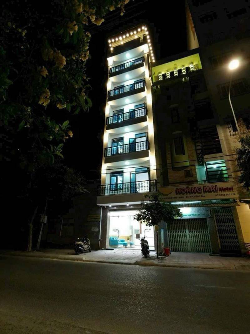 Chủ gửi bán khách sạn 7 tầng mặt đường phan chu trinh p2 vũng tàu_100,3m_ 5x20m_tn_ giá 20 tỷ