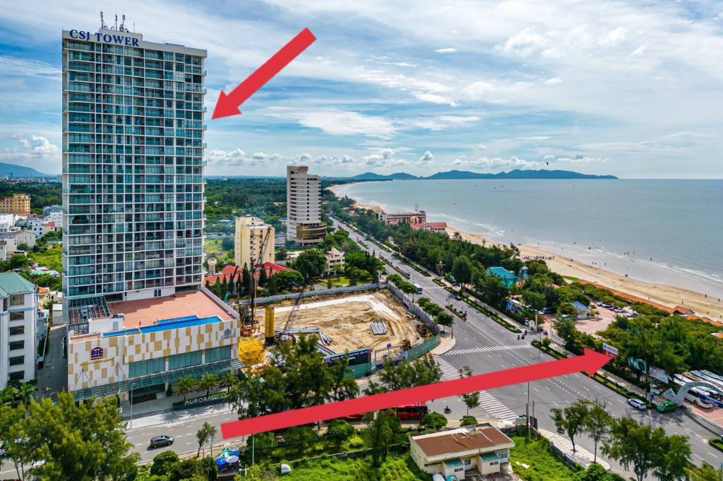 CẦN BÁN CĂN CHUNG CƯ CSJ CÁCH BIỂN BÃI SAU 30M, TẦNG CAO_ 55M_ 1PN_ GIÁ 3,3 TỶ