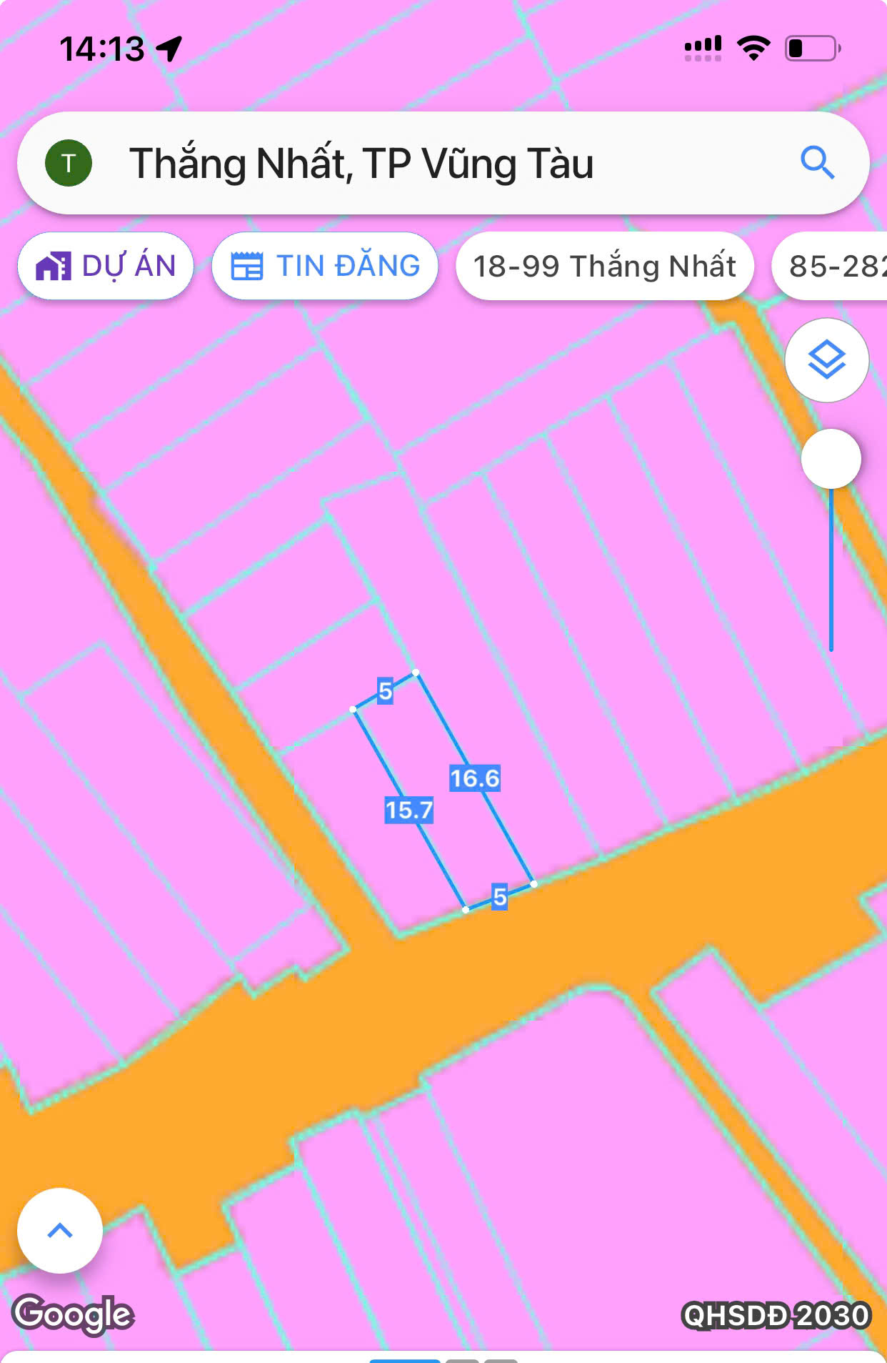 ĐẤT MẶT TIỀN 217 NGUYỄN HỮU CẢNH - THẮNG NHẤT - NGANG 5M - ĐN - KINH DOANH - CHỈ 5,95 TỶ💥
