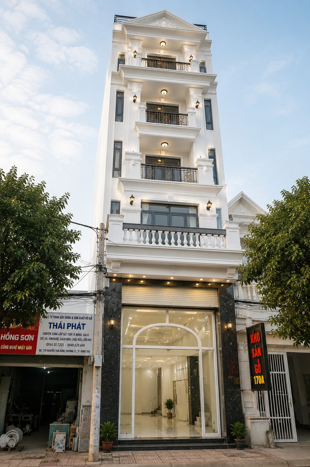 BÁN TÒA NHÀ MẶT TIỀN HUYỀN TRÂN CÔNG CHÚA - P.8 - 1 TRỆT 5 LẦU - CÓ THANG MÁY - DIỆN TÍCH 6x20M - GIÁ 19.99 TỶ