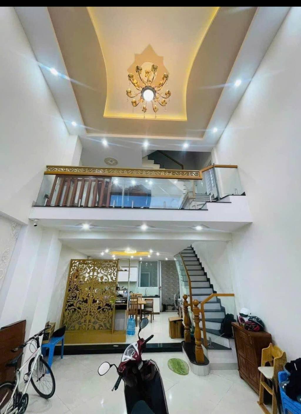 Bán gấp nhà 1trệt 1lửng 2lầu  mặt tiền phường 4, vũng tàu - 76m - 4,46x15m - tn - giá 8,5 tỷ
