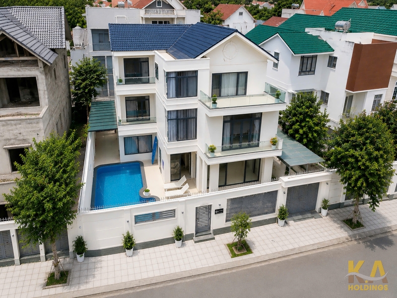 CHO THUÊ VILLA HỒ BƠI RIÊNG – KHU BIỆT THỰ THANH BÌNH – 350M² – 7PN – GIÁ 47 TRIỆU/THÁNG