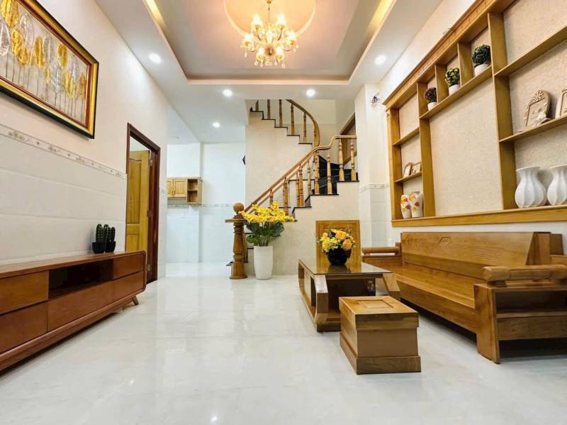 Bán Nhà 1 trệt 2 lầu - Phường 4 - 60M2 (7x8.5)M - Giá: 4.5 Tỷ (TL)
