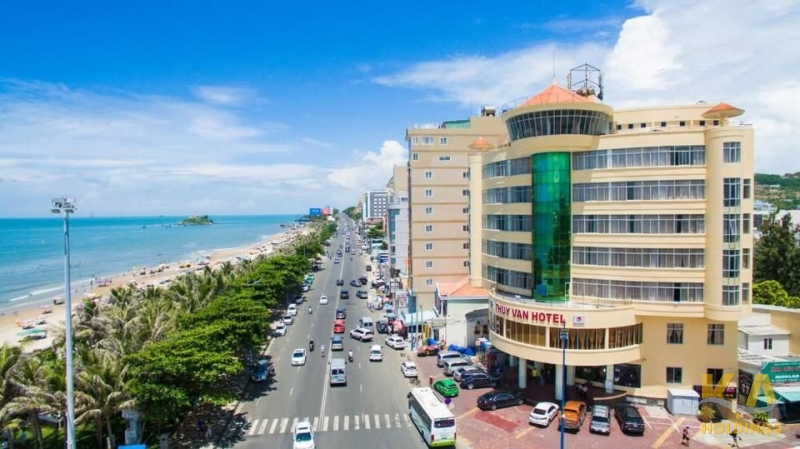 BÁN KHÁCH SẠN ĐƯỜNG TÔ HIỆU CÁCH THÙY VÂN 150M  - PHƯỜNG VŨNG TÀU - 200M2  KT(6 X 30)M - TN  - GIÁ  25 TỶ