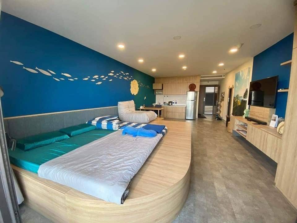 Bán nhanh căn studio gateway b view biển, tầng cao nội thất mới - giá 1,98 tỷ