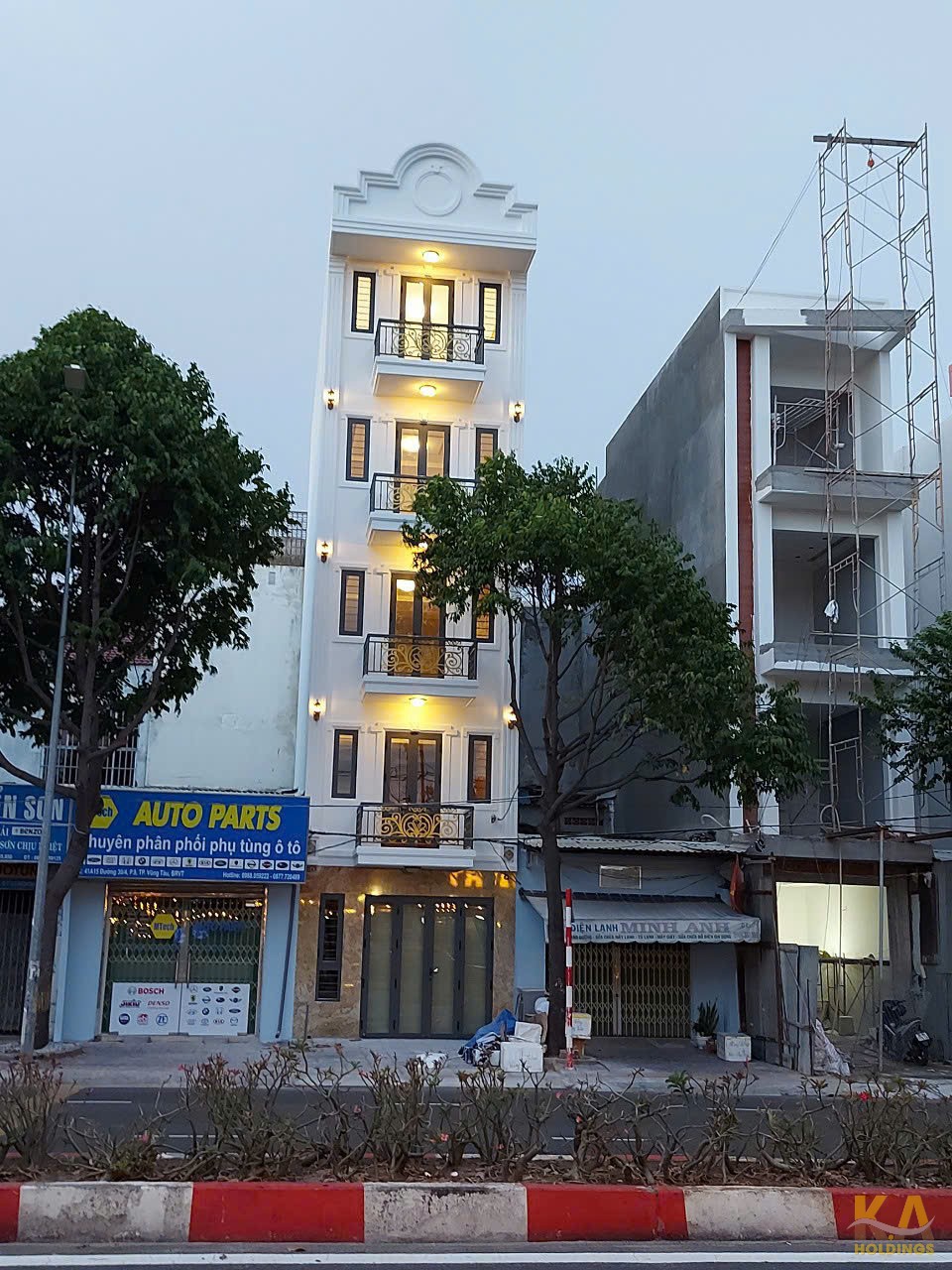 CHO THUÊ NHÀ 1 TRỆT 4 LẦU MẶT TIỀN ĐƯỜNG 30/4 - KHU ĐẠI AN - KHÔNG NỘI THẤT - GIÁ 20TR/THÁNG