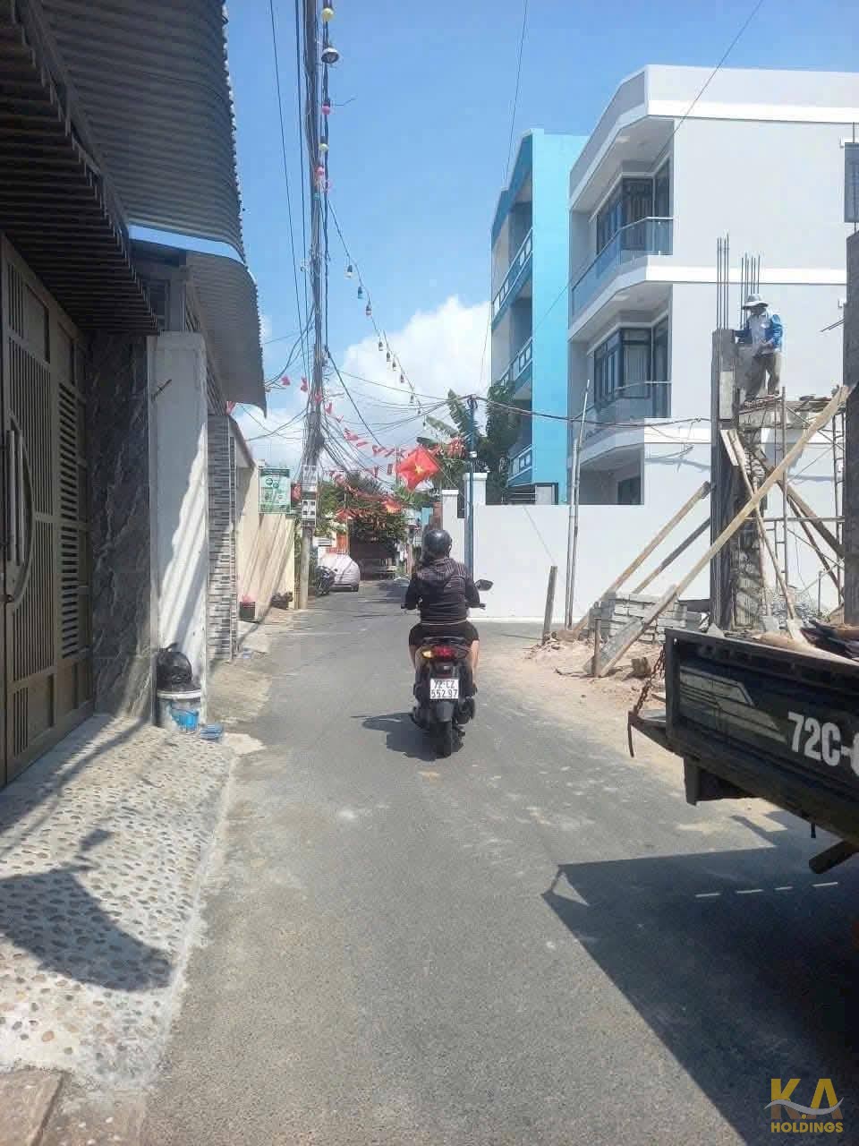 BÁN ĐẤT HẺM HÀN THUYÊN - 101M (5x20.3)M - HẺM Ô TÔ - TÂY NAM - GIÁ 5.6 TỶ (TL)