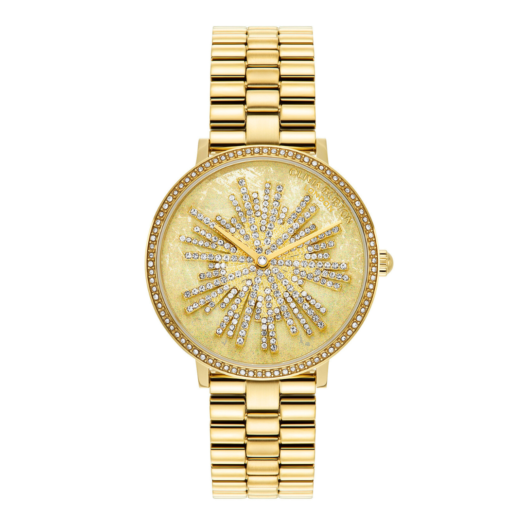 35mm Ice Burst Ivory & Gold Bracelet Watch